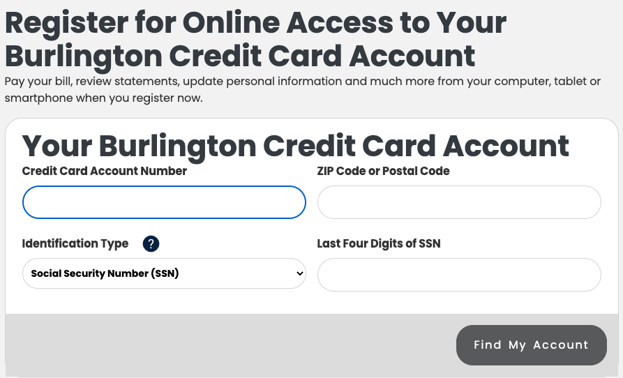 Burlington Credit Card Login 4