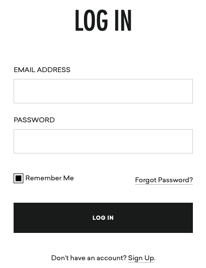 Daily Harvest login page