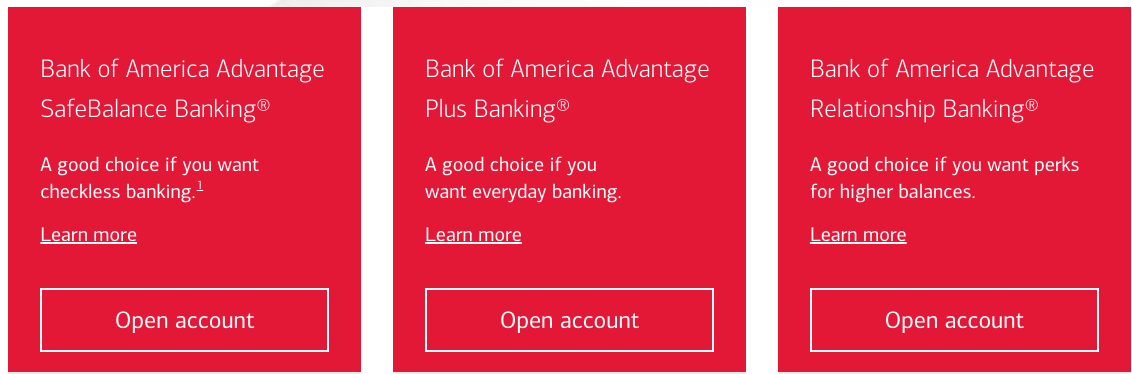 Bank of America login Account