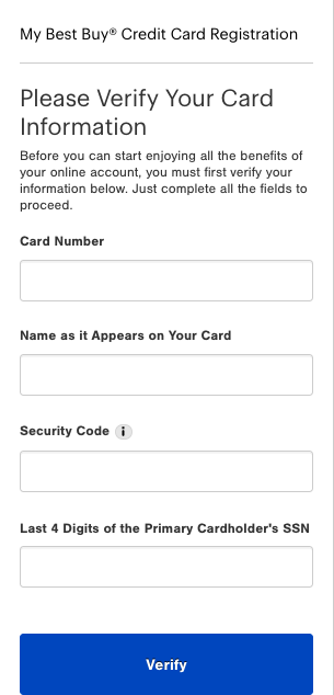 Bestbuy Reward Zone Mastercard login create 