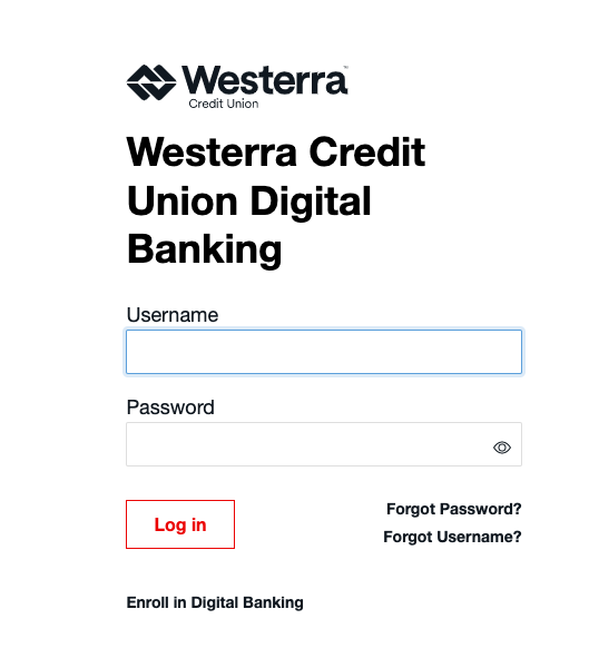 Westerra Credit Union login