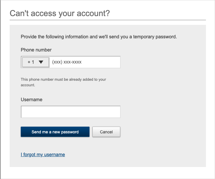 Vibe Credit Union reset password