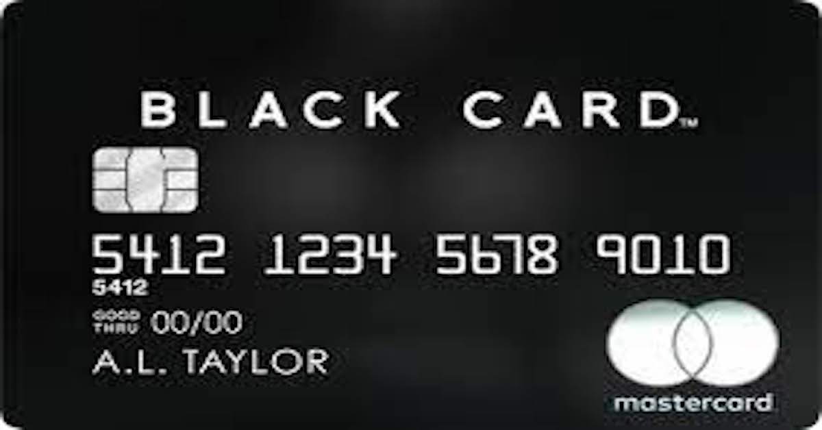 Black Card Mastercard Login