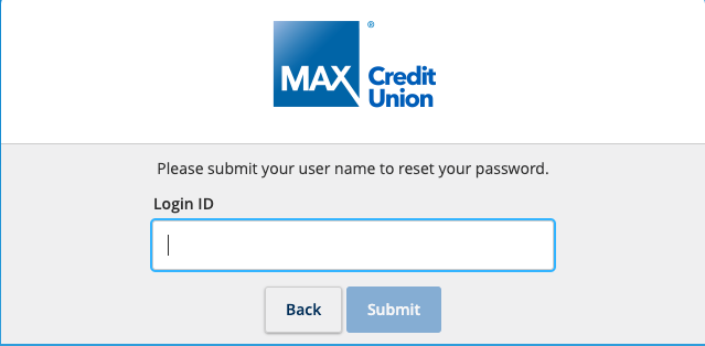 Max Credit Union Login Password 